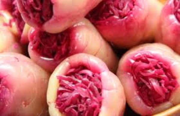 Lilakáposztával töltött tv paprika 3,5kg